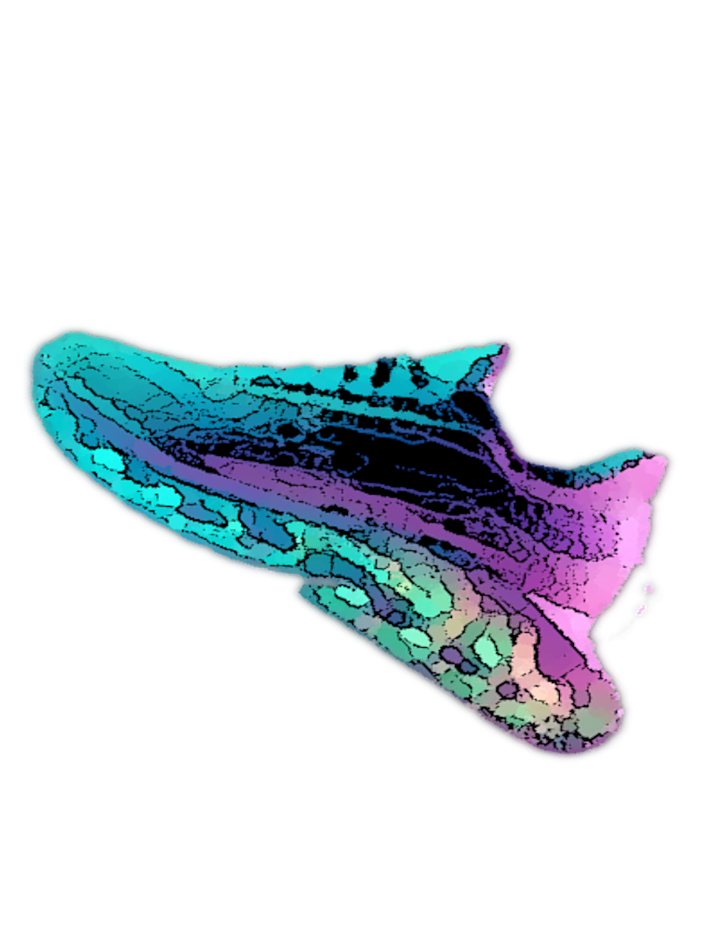 purple sneaker
