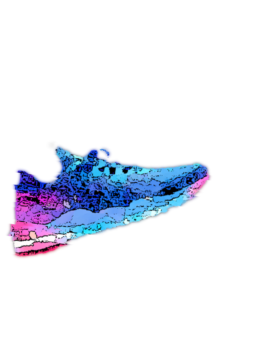 melted sneaker